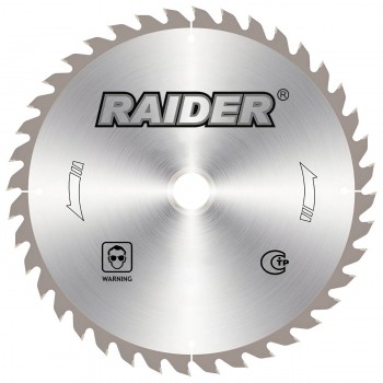 Disc pentru ferestrău pentru lemn (254 x 25.4 mm; 60 dinți) Raider Industrial 163114