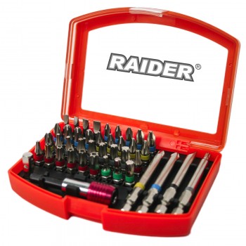 Set de biți Raider Accessories 1/4 inch, 42 buc. (Art. 158902)