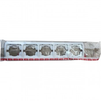 Ramă Elbi 5 locuri albă Tuna orizontală 502-000200-250