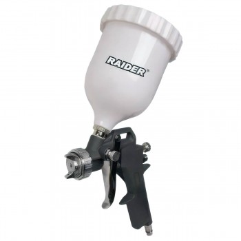 Pistol de vopsit pneumatic Raider RD-SG02, duză 1,5 mm, rezervor superior 0,6 L