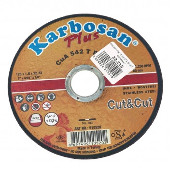 Disc de debitare pentru metal (125x22.2 mm) Karbosan Plus 910520