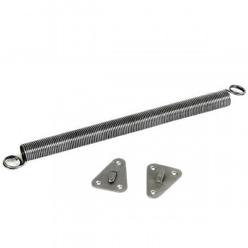Arc de revenire pentru ușă, zincat, d.24 mm, L 300 mm, set complet de montaj