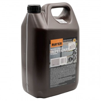 Impregnant pentru lemn RAYER, acrilic cu ceară hidrofobă, gri, 5 L