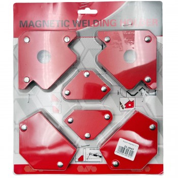 Набор магнитных уголков для сварки 6 шт, держатели углов 30/45/60/75/90/135 градусов
