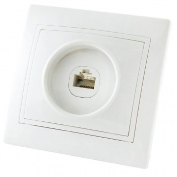 Priză pentru telefon TDM albă RJ11 Taimir SQ1814-0020