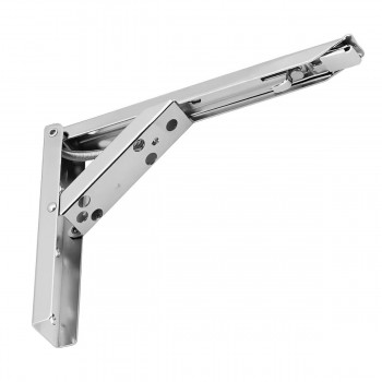 Consolă pliabilă Domax 200 x 135 x 30 mm WSC 200 crom (Art. 450416)