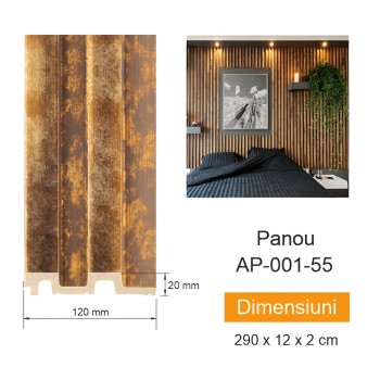 stenovaja-panel-iz-djuropolimera-hdps-decolux-ap-001-55-sostarennaja-bronza-2900kh120-mm-20-mm