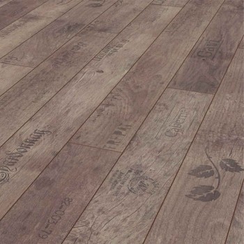 Ламинат 32 класс Kronostep NARROW Винтаж 8757 темный дуб 8х1285х123 мм 1,9 м2 KSV8757