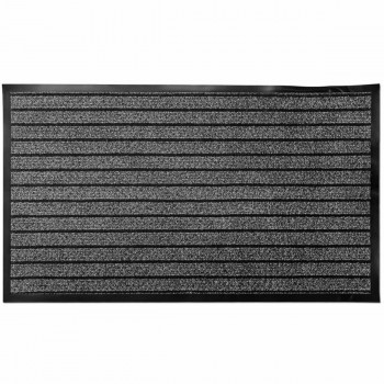 Covoraș de intrare pentru exterior 119x177 cm gri, protecție murdărie pentru casă și terasă