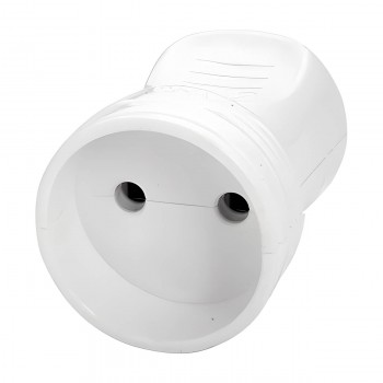 Cupla (priză) fără împământare VIKO 10 A 220 V IP20 albă