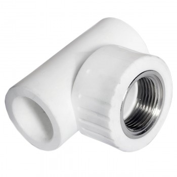 Teu din polipropilenă Sereneplast 32 x 32 mm, 1 filet intern (mama) 0311166