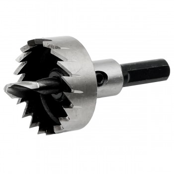Coroană cu burghiu de centrare pentru metal BAUTEC 35 mm, HSS (Art. 8004)