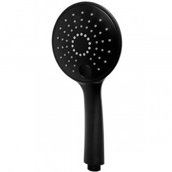 Pară de duș Zegor WKY-6106 3 moduri, d.120 mm, din plastic, negru