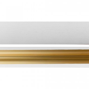Prag din aluminiu de îmbinare Europrofil EP06 40 mm, 90 cm, Stejar alb