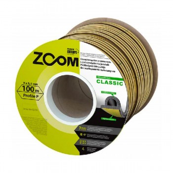 Уплотнитель P-образный белый Zoom Classic 9х5,5 мм