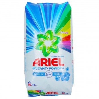 Стиральный порошок 10 кг Ariel Instant Powder COLOR