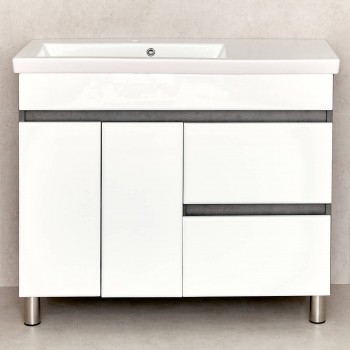 Dulap sub lavoar BAYRO Urbano Pro 970x402x810 mm beton chicago închis