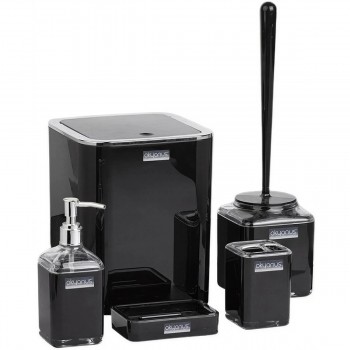 Set de accesorii pentru baie Okyanus OKY-612, 5 piese, multicolor
