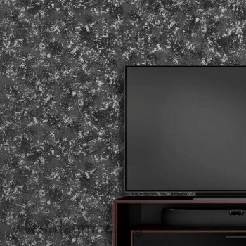 Виниловые обои VILIA Андерсон 1530-23 на бумажной основе, черные, 0,56х10,05 м