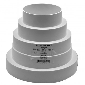 Conector pentru conducte rotunde de aer Europlast VA80 (d.80-100-120-125-150 mm)