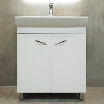 Dulap sub lavoar Bayro Dalas 478x770x348 mm, alb mat