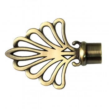 Cap Dekora Prestige 25 Pavo pentru galerii 25 mm Antik (2 bucăți)