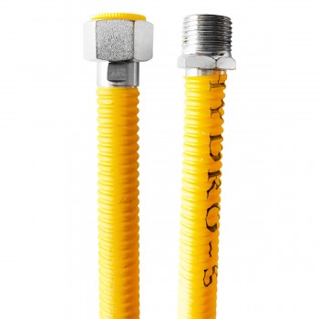 Шланг для газа Hydro-S 1/2 ВР х 1/2 НР 500 см желтый (7007236)