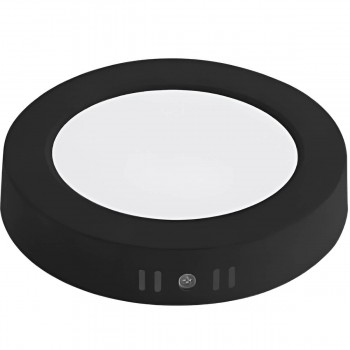 Plafonieră LED aplicată pentru tavan Horoz MILENA-12, 12 W, 3CCT, 1050 lm, IP20, negru, rotundă, 140 mm