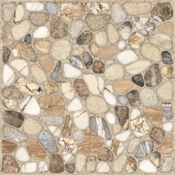 Gresie porțelanată Cersanit Jackstone Beige 29,8x29,8 cm, bej mat, aspect piatră, pentru pardoseală