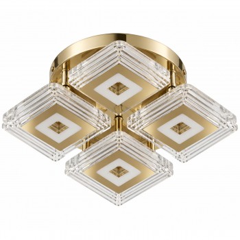Lustră LED de tavan cu 4 pătrate AM9301-4