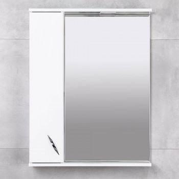 Dulap cu oglindă pentru baie Bayro Dalas 613x754 mm, stânga, alb mat