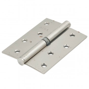 Balama pentru ușă 100 x 75 mm, din oțel, crom, stânga (100-75-B-Steel-S-R/AP22DP)