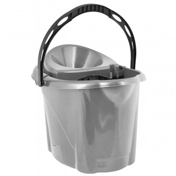 Căldare pentru curațenie cu storcător PLANET 12 l, din plastic UP601