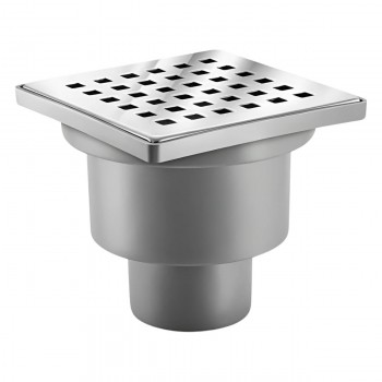 Sifon pardoseală cu ieșire verticală LEGAL cu grilă din oțel inoxidabil 150x150 mm SG