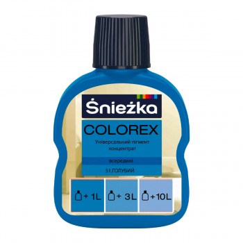 Coler Sniezka COLOREX albastru deschis №51 0,1 l