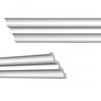 Plintă pentru tavan NMC LX-141, 105x95x2000 mm, polistiren extrudat