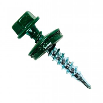 Șurub pentru acoperiș Wkret-met 4.8x25 mm pentru metal, verde închis RAL6005 (Art. 042310)