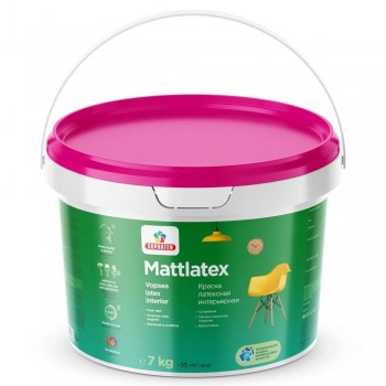 Vopsea latex interior emulsie Supraten Mattlatex 7 kg