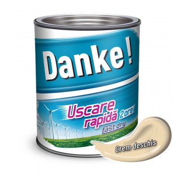 Эмаль Danke! алкидная cветло-кремовая глянцевая 0,75 л