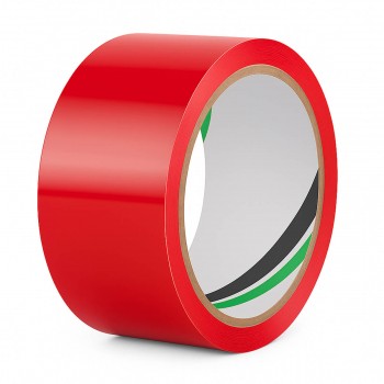 Bandă adezivă pentru ambalare din PVC Profmet 48 mm x 45 m roșie (Art. 810100)