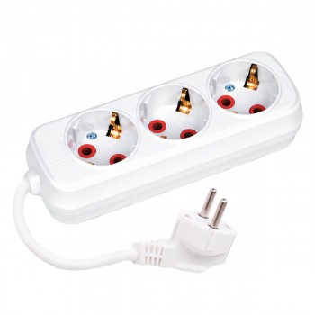 Prelungitor casnic cu împământare Horoz 3 prize 3 m 16A 250 V PVS 3x1,00 mm2 200303301
