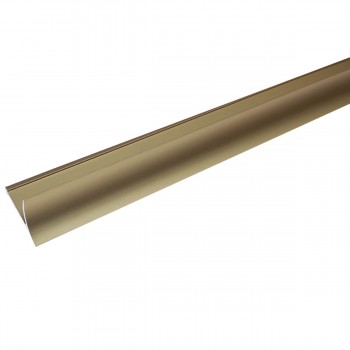 Profil din aluminiu pentru colț interior W10 Dekora 2.5 m, Gold Matt