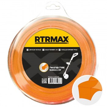 Fir pentru trimmer și motocoasă RTRMAX RTY355 3.5 mm x 41 m, pătrat răsucit, din nailon
