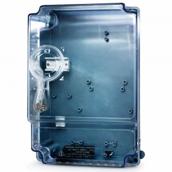 Щит учета для однофазного электросчетчика VIDAR 1F, пластиковый, навесной, 310х255х180 мм, IP54, 220 В