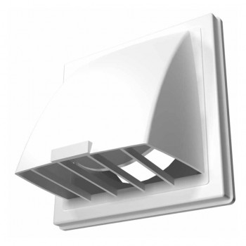 Ieșire de ventilație MISTRAL pe perete 150x150 mm, supapă de reținere, flanșă d100 mm