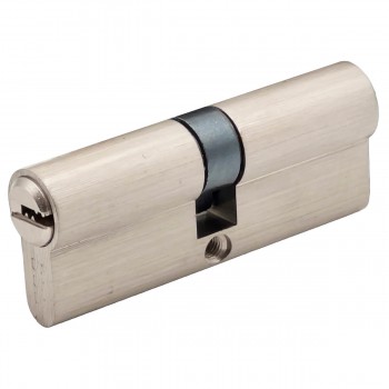 Mecanism cilindric SSS Bellator ZC 90 mm (45x45) nichel satinat, cheie/cheie