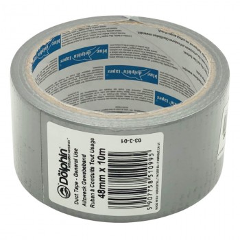 Bandă de montare Blue Dolphin armată 48 mm x 10 m gri
