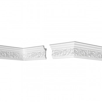 Plintă pentru tavan De-Baghet DP 25/110, 40x102x2000 mm, injecția EPS