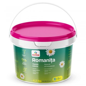 Vopsea emulsie Supraten Romanița pentru pereți și tavane albă 4,2 kg