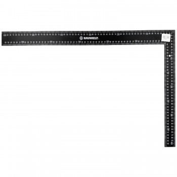 Угольник металлический BauWelt 400х600 мм, черный 00730-040600